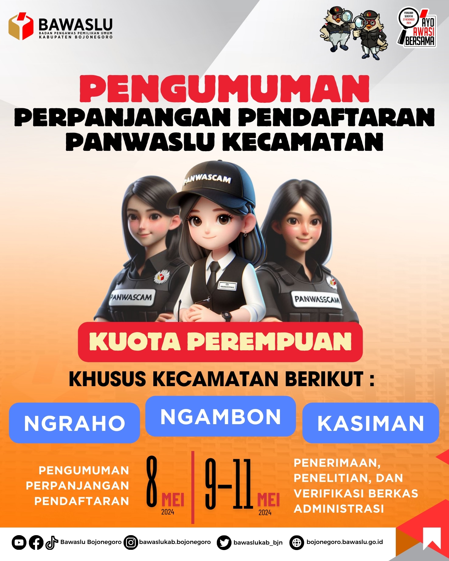 Pengumuman Perpanjangan